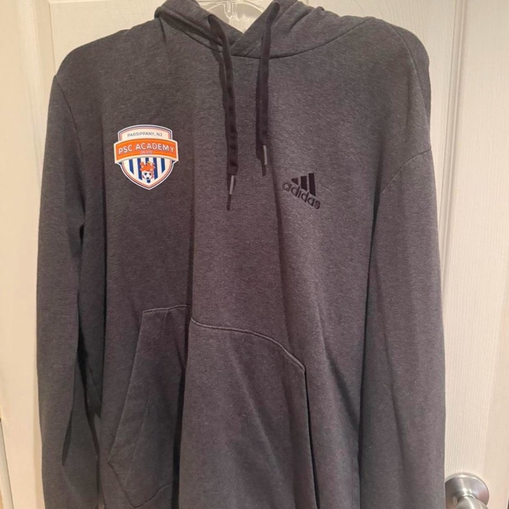 adidas Dark Gray PSC Academy Pullover Hoodie